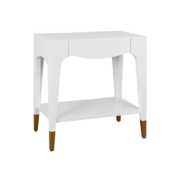 Worlds Away Ronny Side Table