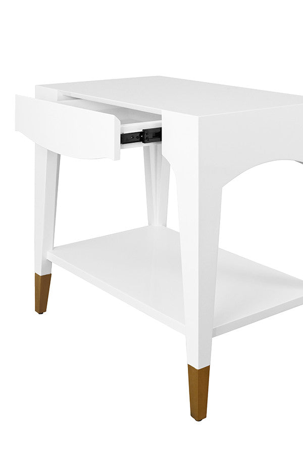 Worlds Away Ronny Side Table