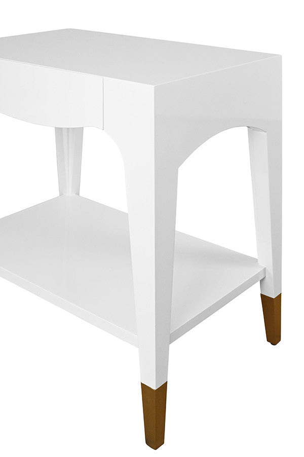 Worlds Away Ronny Side Table