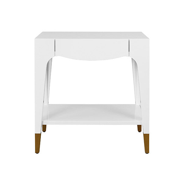 Worlds Away Ronny Side Table