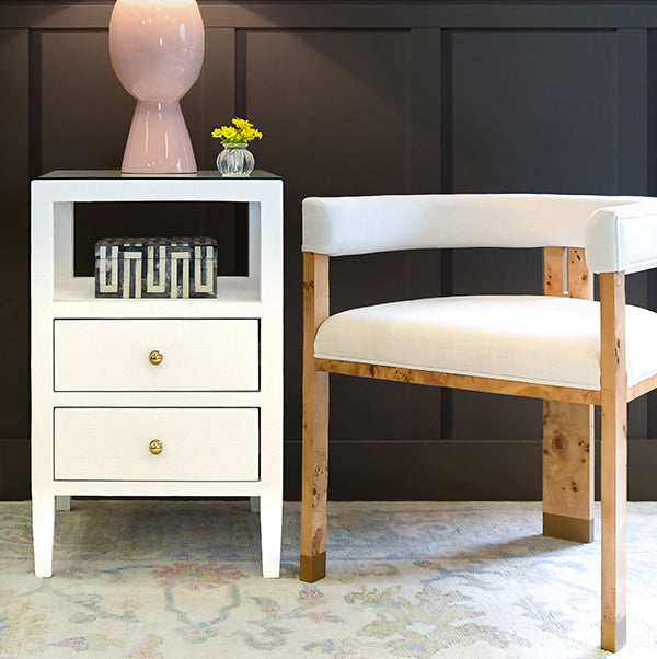 Worlds Away Roscoe Nightstand