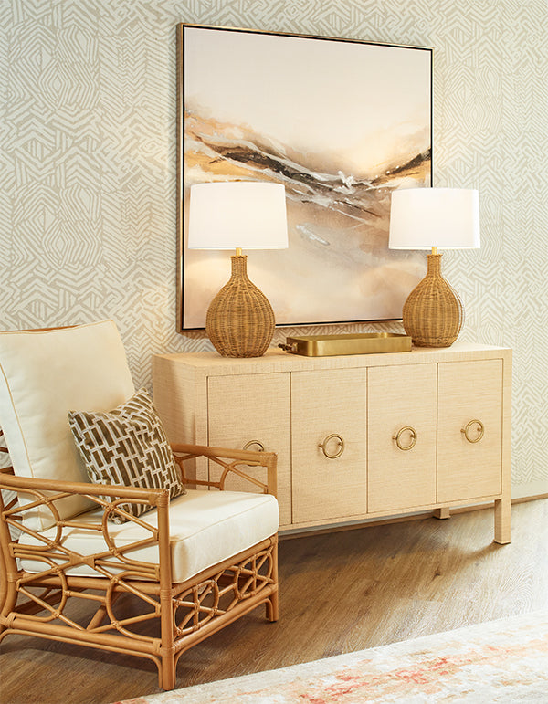 Worlds Away Rue Cabinet