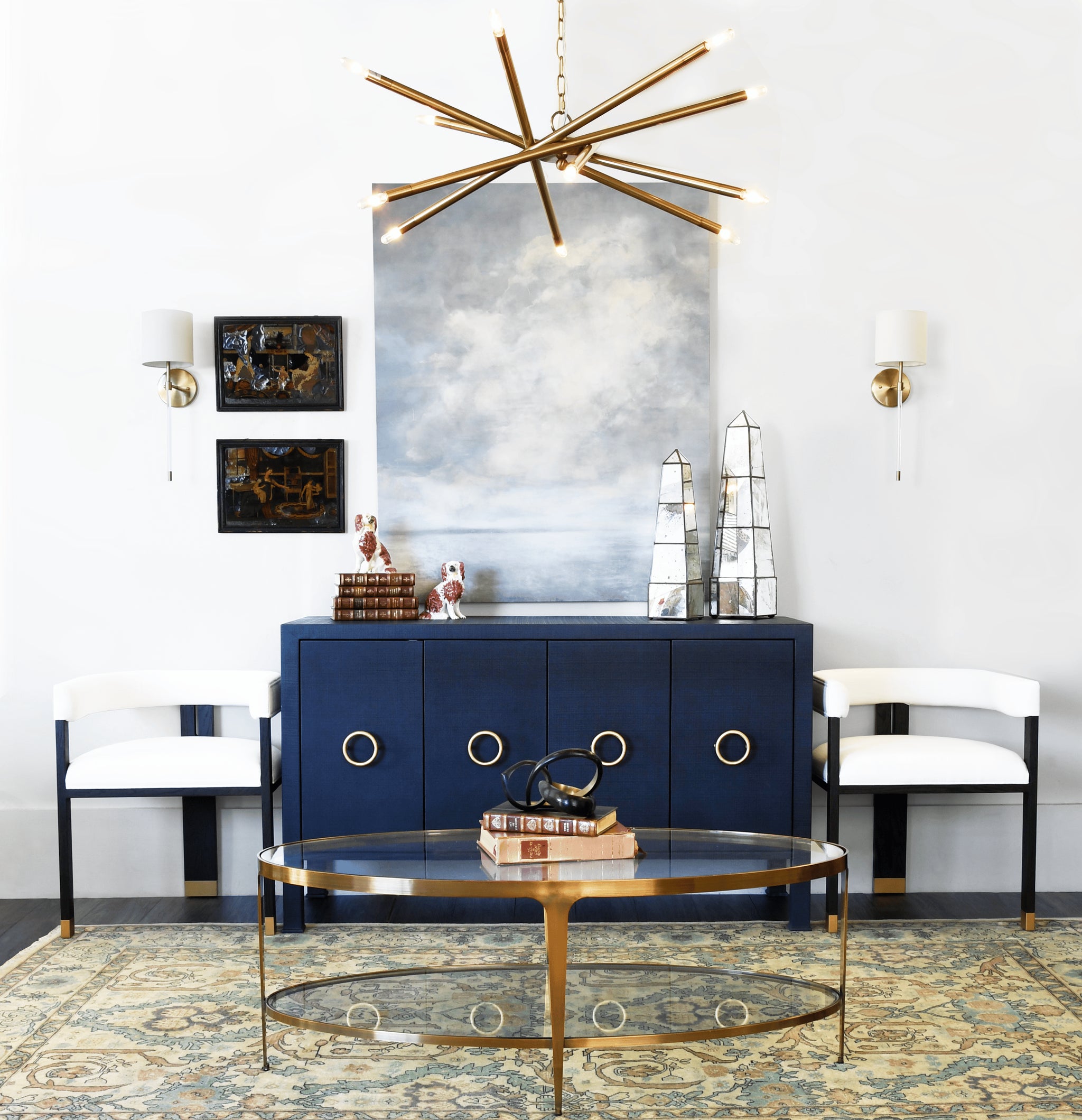 Worlds Away Rue Cabinet