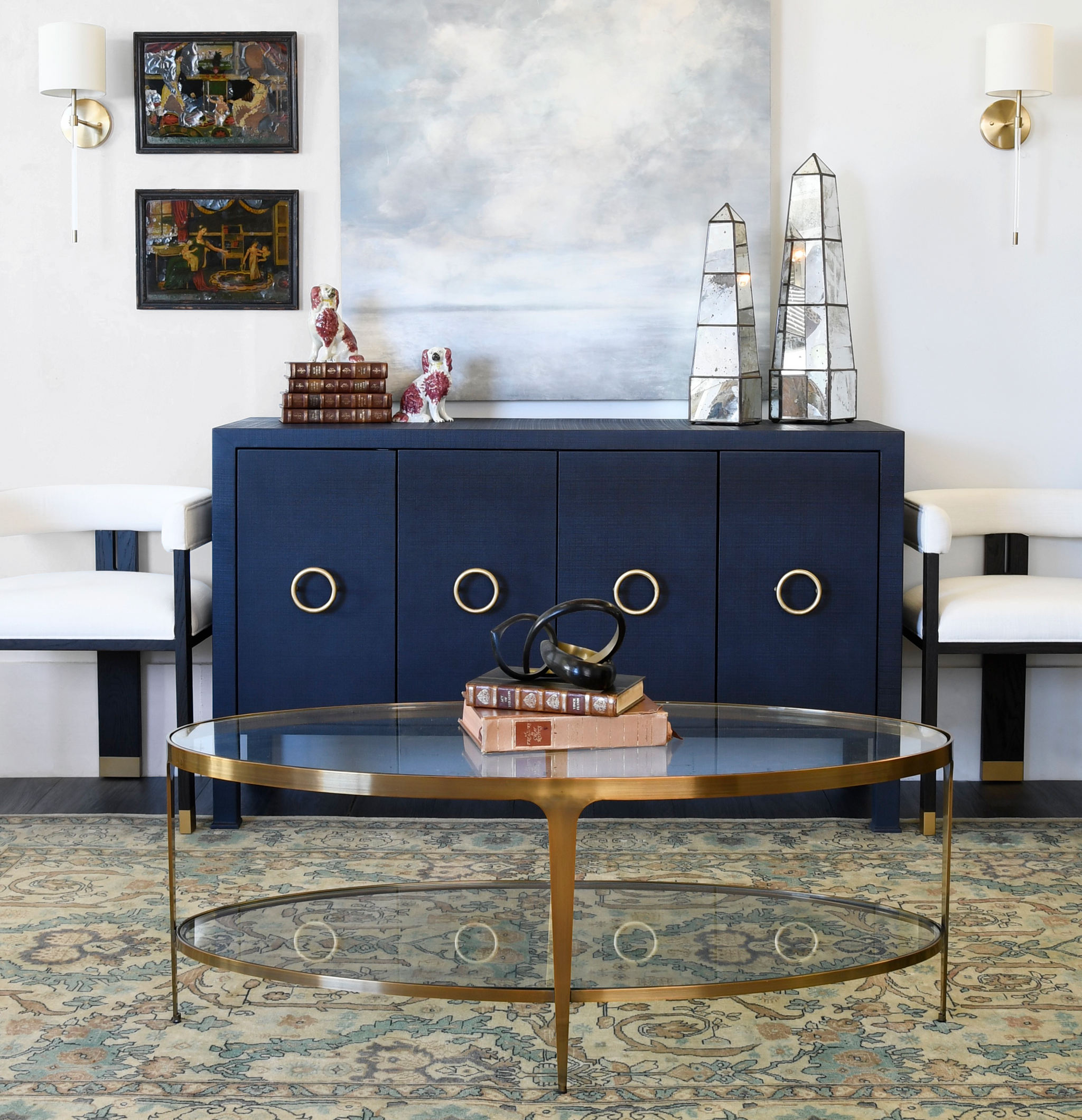 Worlds Away Rue Four Door Buffet