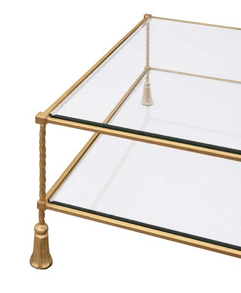 Worlds Away Schiffer Coffee Table
