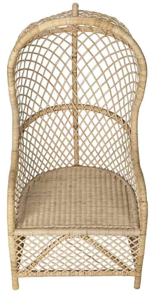 Noir Gigi Chair, Rattan