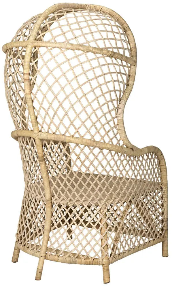 Noir Gigi Chair, Rattan