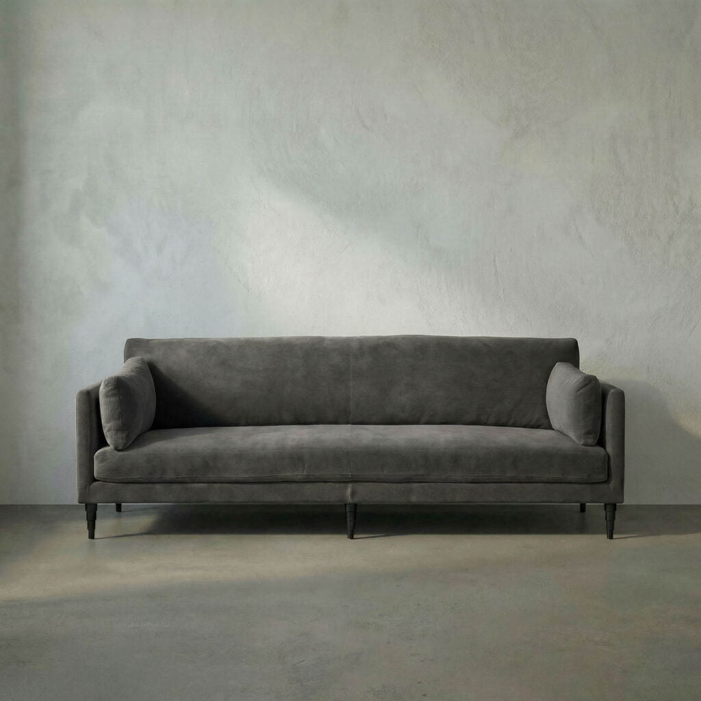 Noir Andalusia Sofa With Velvet