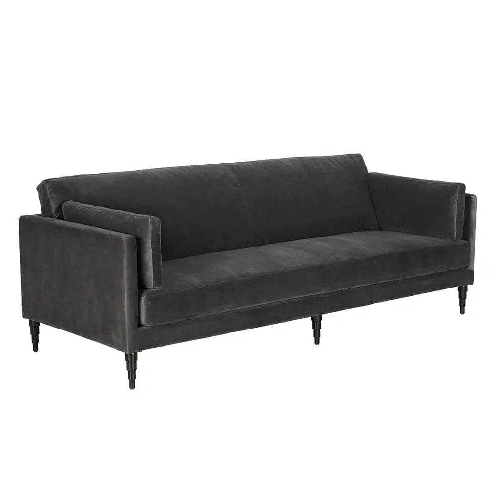 Noir Andalusia Sofa With Velvet