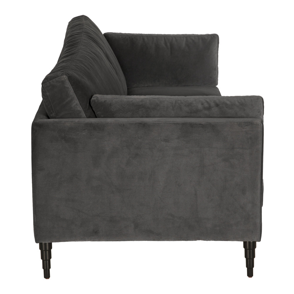 Noir Andalusia Sofa With Velvet