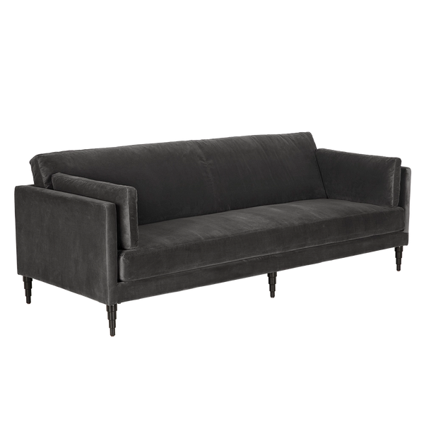 Noir Andalusia Sofa With Velvet