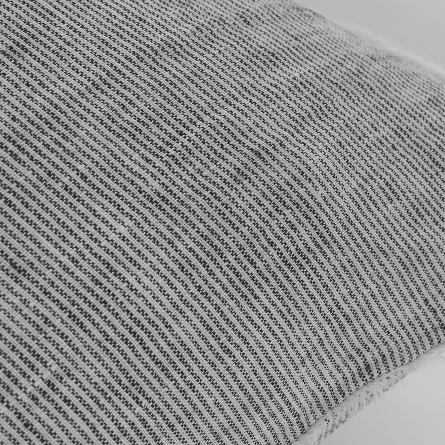 Pom Pom At Home Logan Charcoal Pillow