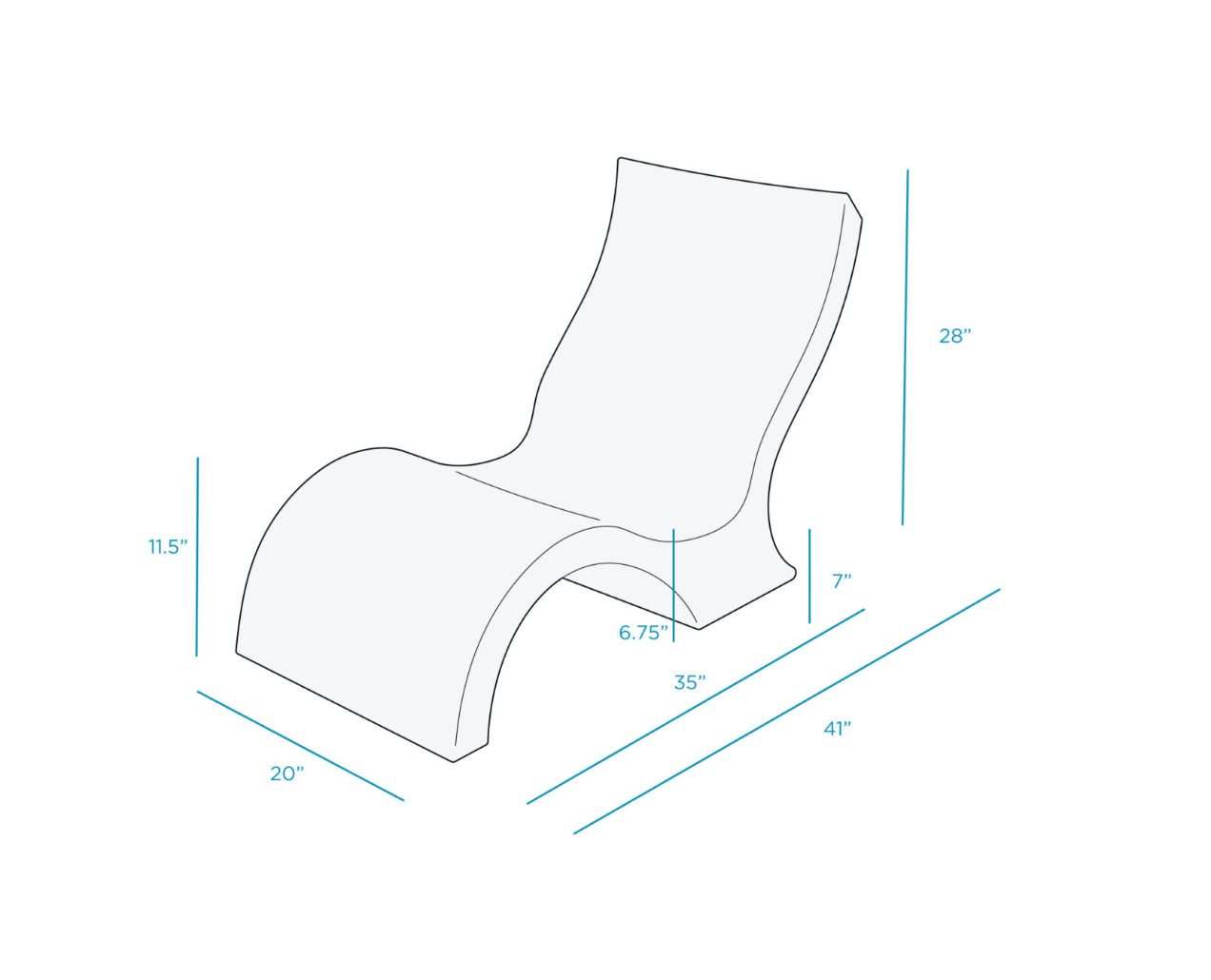 Ledge Lounger Signature Low Back Chair