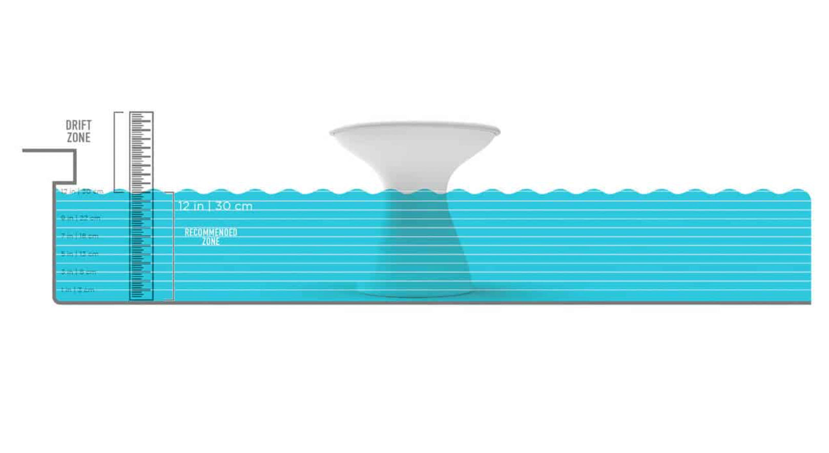 Ledge Lounger Autograph Tall Ice Bin Side Table