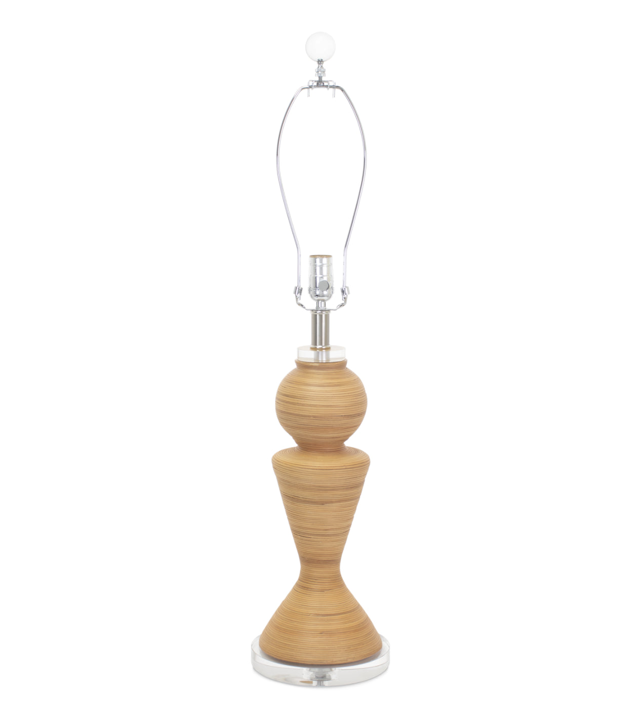 Couture Lighting 33.5"H Natural Rattan Table Lamp