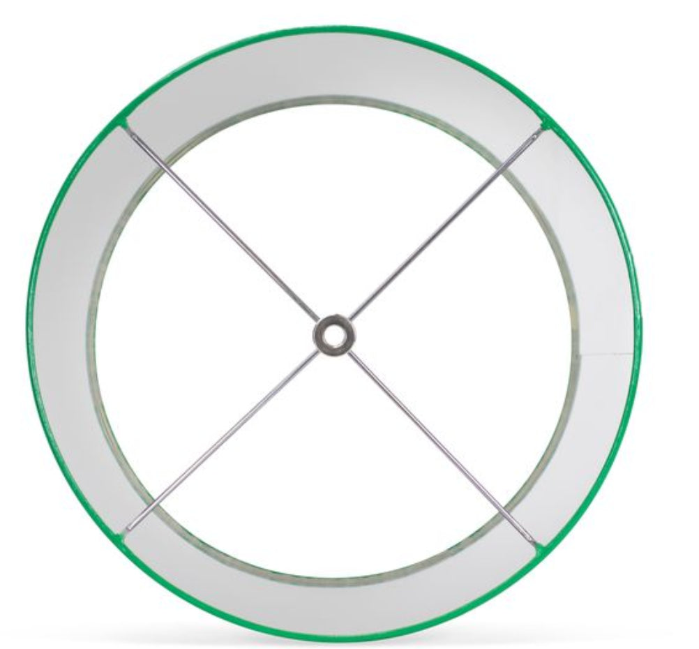 Couture Lamps 13x13x13"H Leaf Green Lacquer Shade