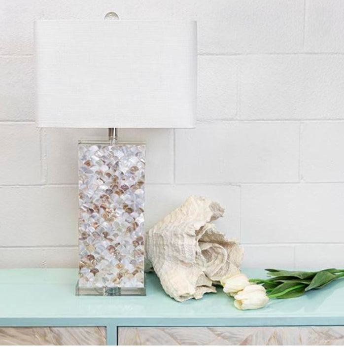 Naples Shell Table Lamp by Couture