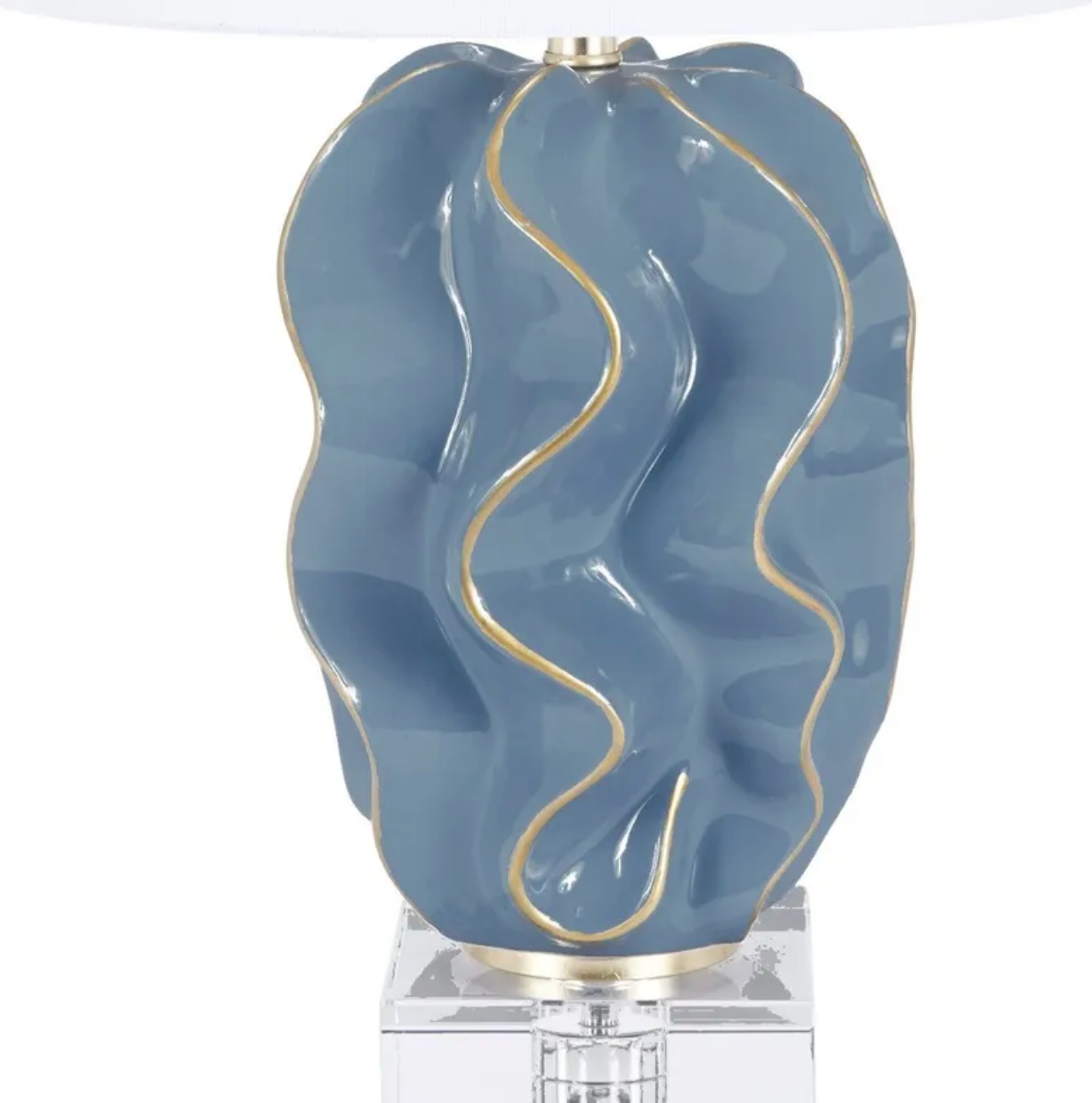 Old World Designs Hannah Wave Lamp
