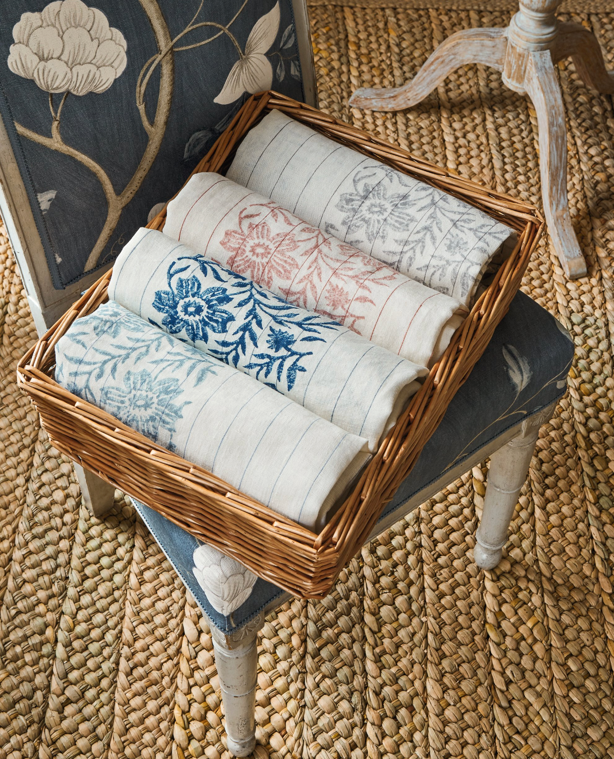 Colefax and Fowler Snow Tree Fabric