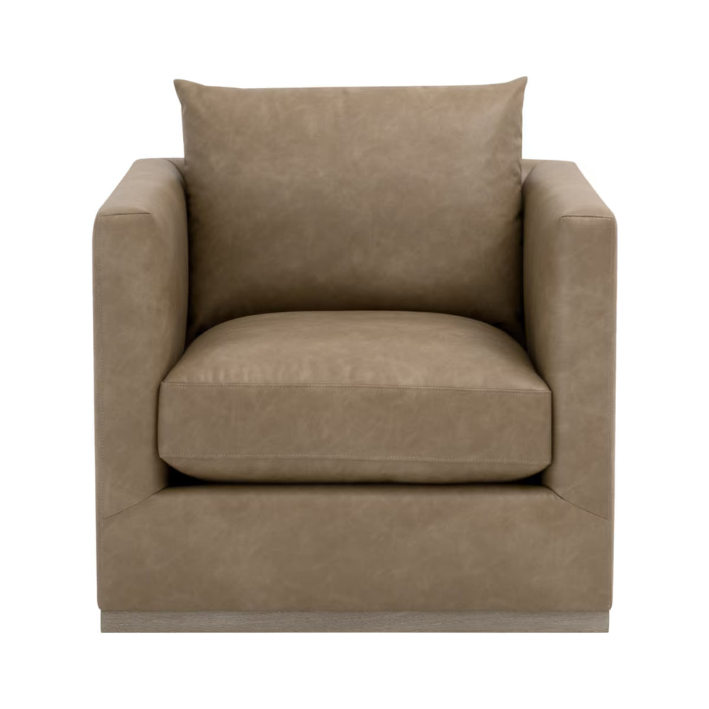 Essentials For Living Siena Plinth Base Swivel Club Chair