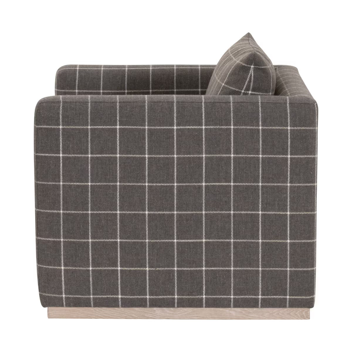 Essentials For Living Siena Plinth Base Swivel Club Chair