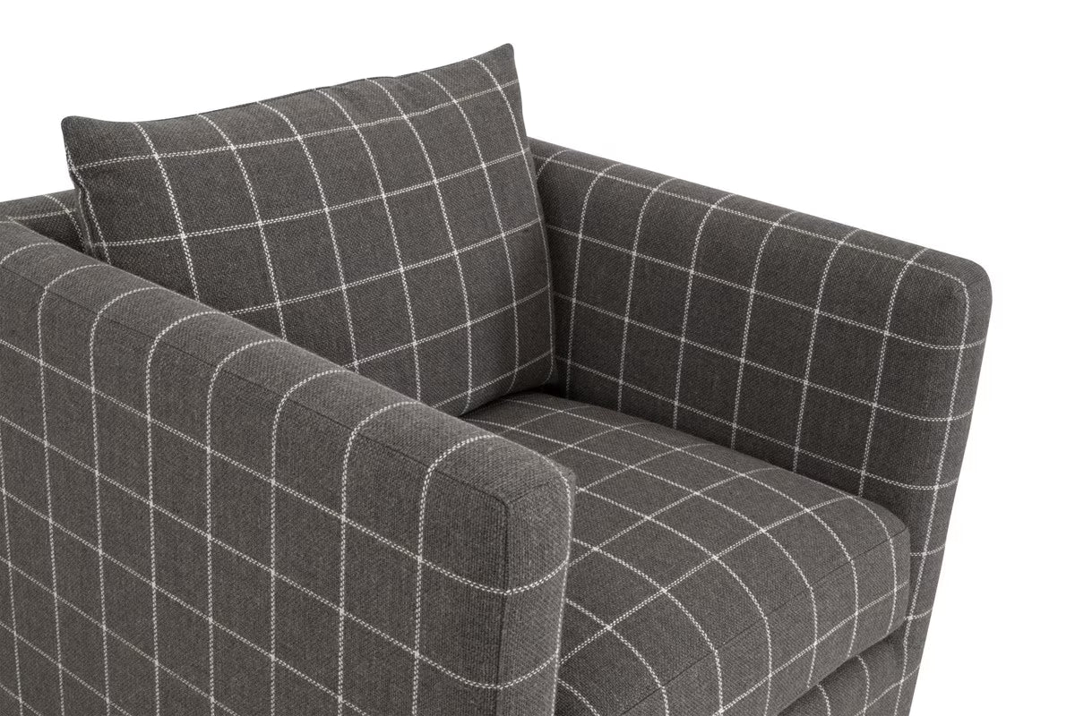 Essentials For Living Siena Plinth Base Swivel Club Chair