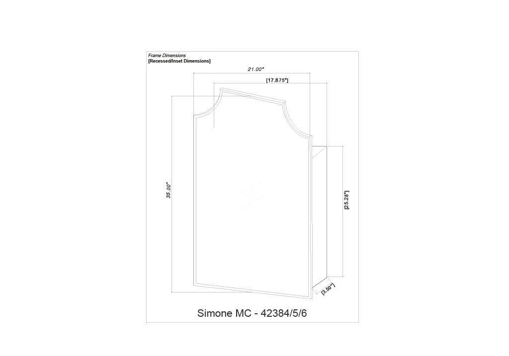 Cooper Classics Simone Medicine Cabinet