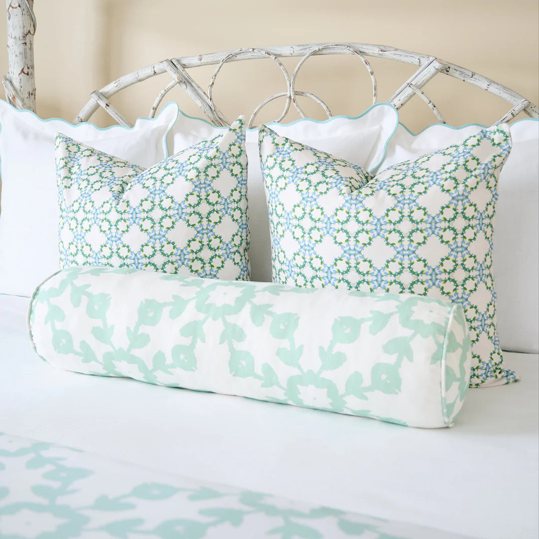 Laura Park Ski Bunny Linen Cotton Pillow