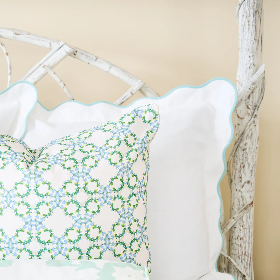 Laura Park Ski Bunny Linen Cotton Pillow