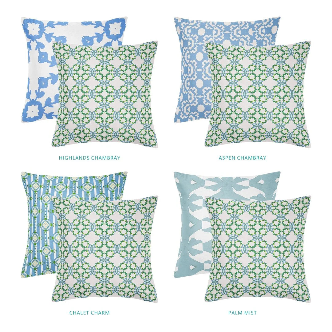 Laura Park Ski Bunny Linen Cotton Pillow