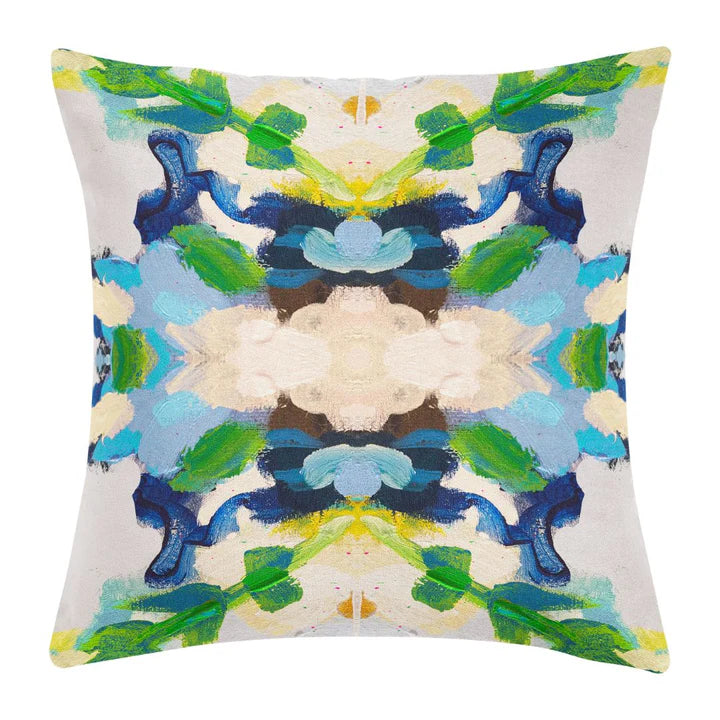 Laura Park Snow Garden Linen Cotton Pillow