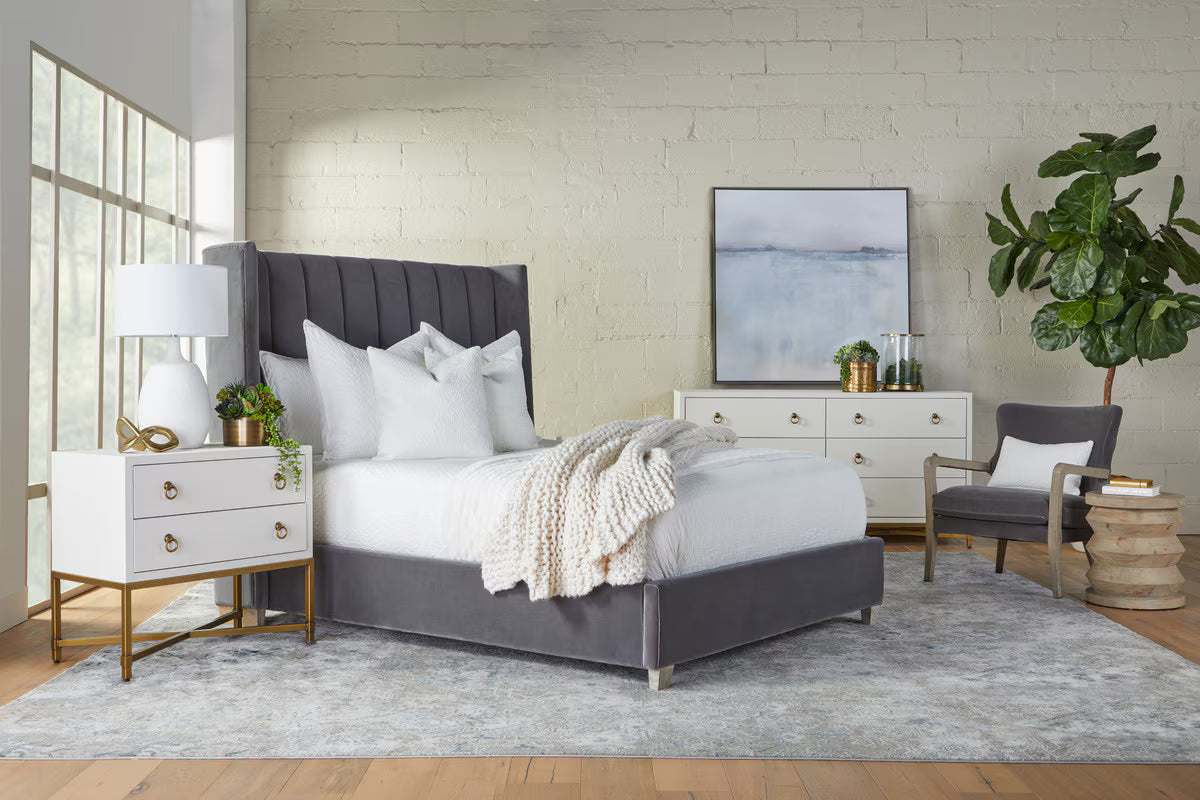 Essentials For Living Strand Shagreen 2 Drawer Nightstand