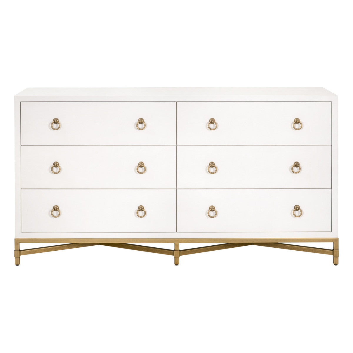 Strand Shagreen 6 Drawer Double Dresser by Essentials for Living
