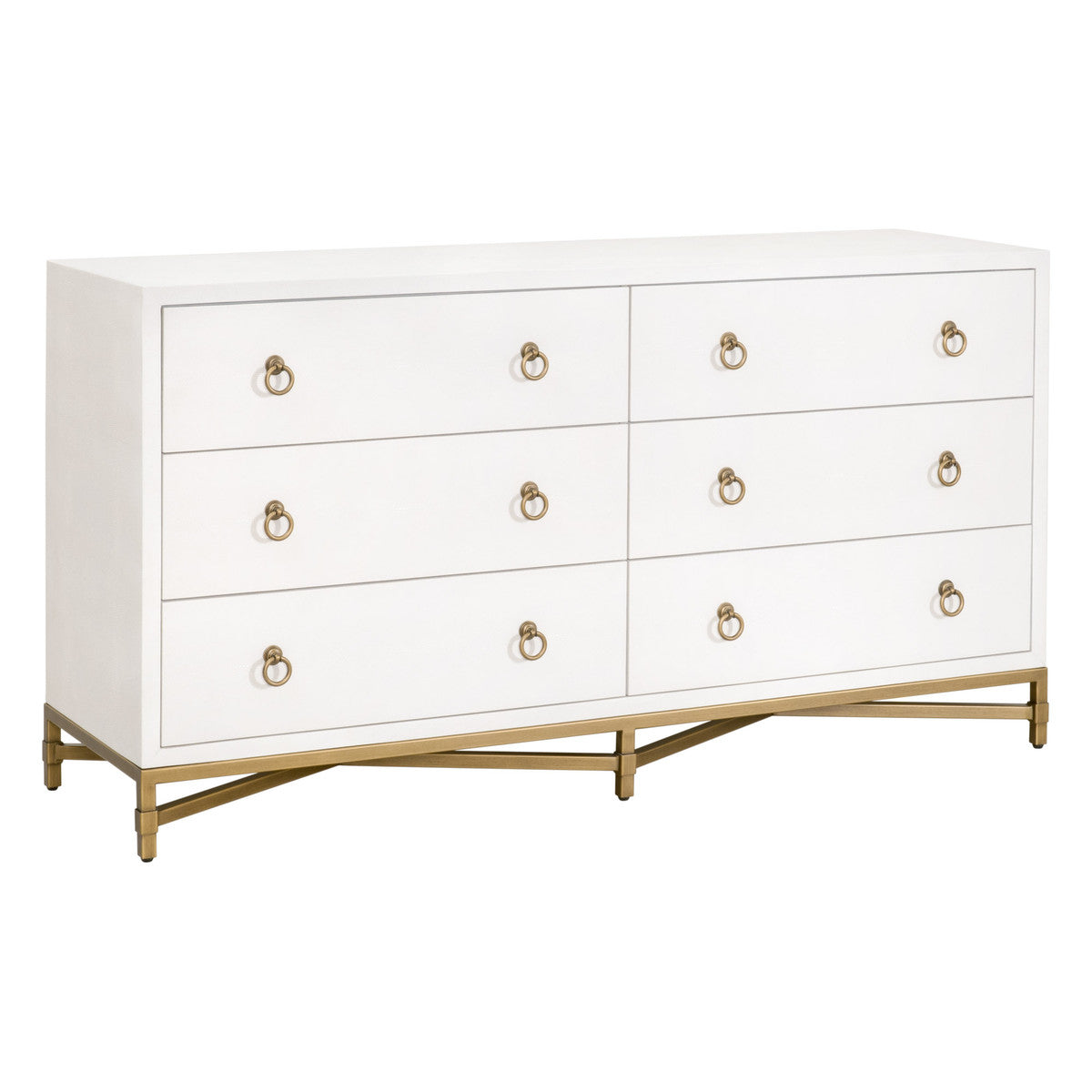 Strand Shagreen 6 Drawer Double Dresser by Essentials for Living