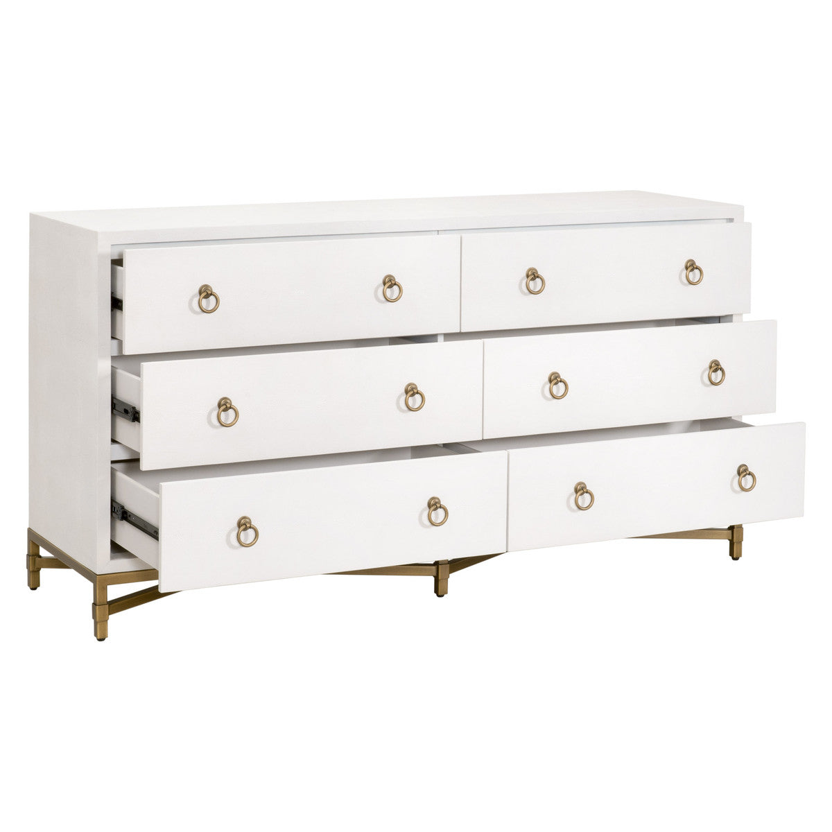 Essential For Living Strand Shagreen 6 Drawer Dresser - Ivy Home Essential For Living Strand Shagreen 6 Drawer Dresser - Ivy Home