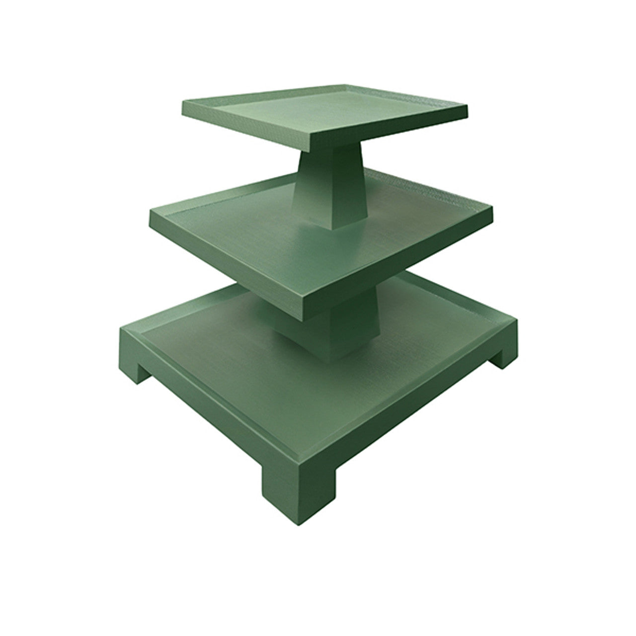 Worlds Away Tatiana Three Tier Side Table