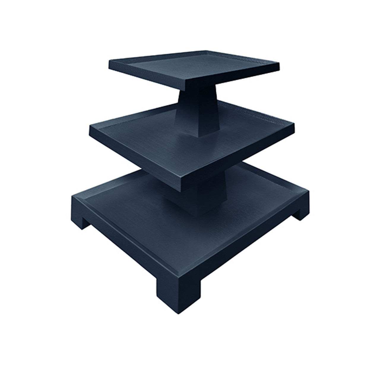 Worlds Away Tatiana Three Tier Side Table