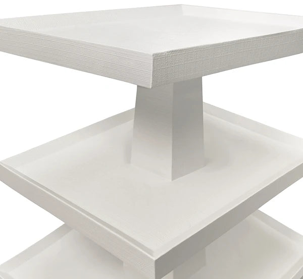 Worlds Away Tatiana Three Tier Side Table