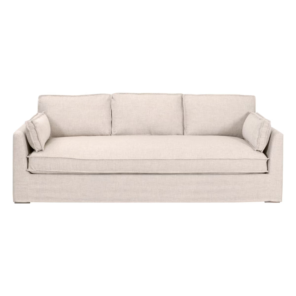 Essentials For Living Thea Outdoor 90" Taper Arm Slipcover Sofa