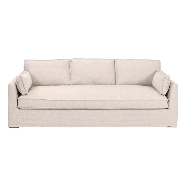 Essentials For Living Thea Outdoor 90" Taper Arm Slipcover Sofa