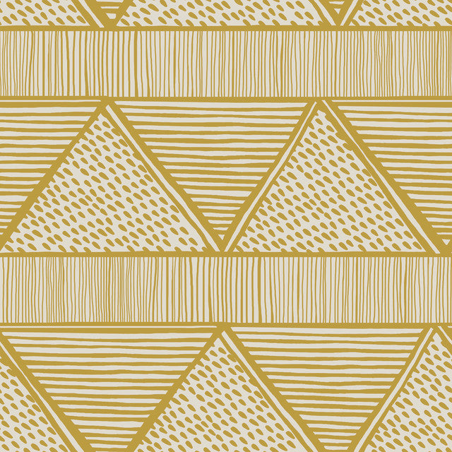 Susan Hable Triangle Lines Wallpaper
