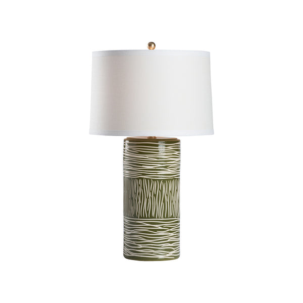 Wildwood Paglia Lamp Green