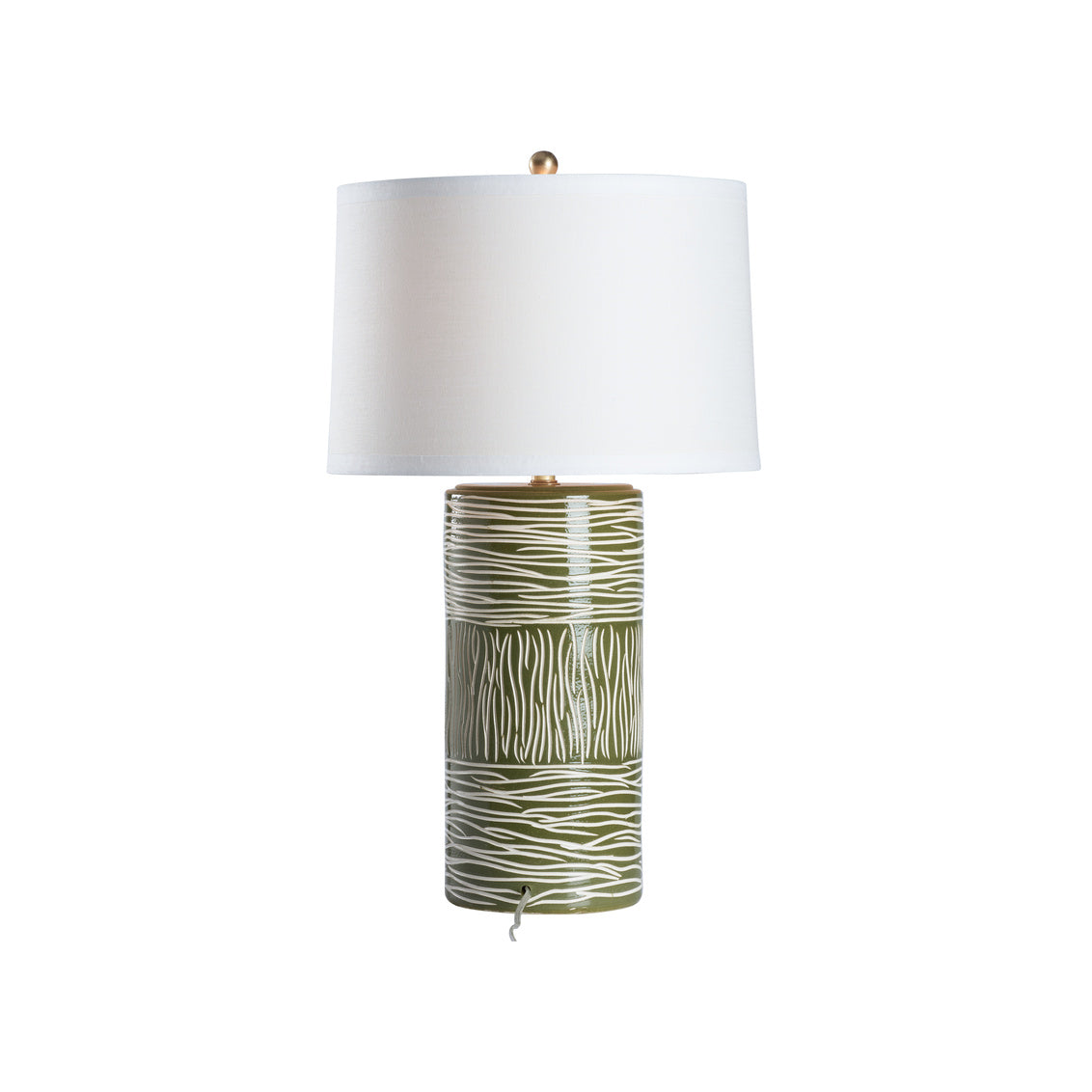 Wildwood Paglia Lamp Green