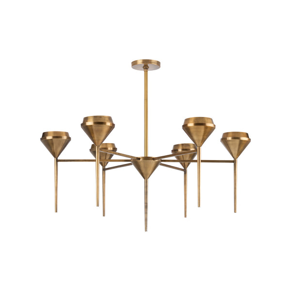 Wildwood Ramsey Chandelier Aged Brass