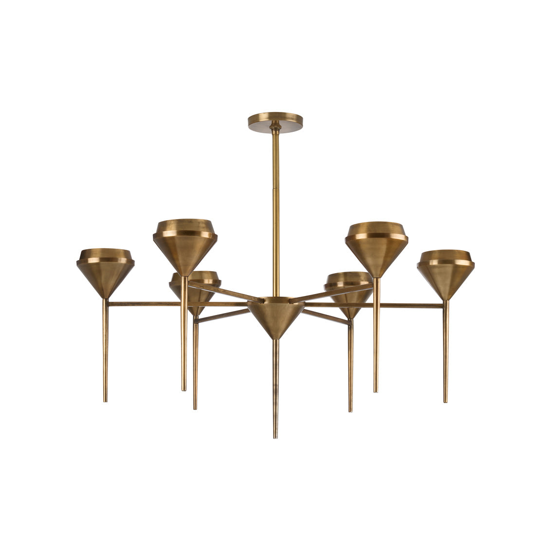 Wildwood Ramsey Chandelier Aged Brass