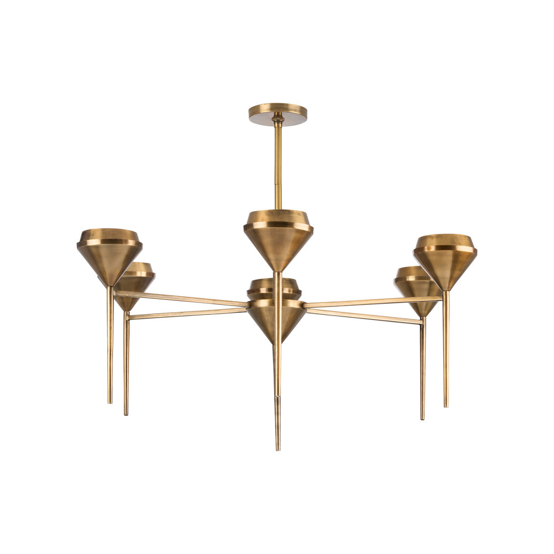 Wildwood Ramsey Chandelier Aged Brass