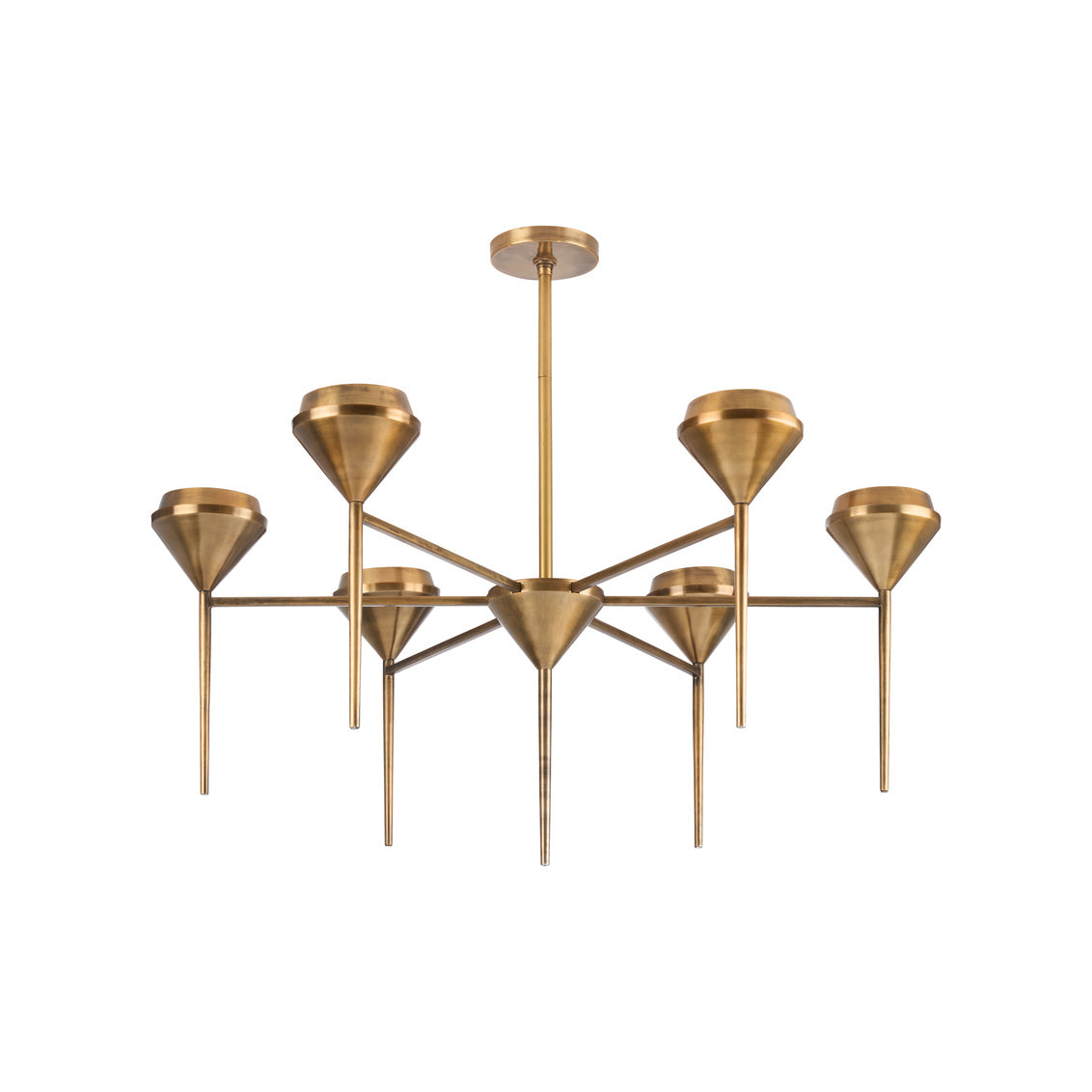 Wildwood Ramsey Chandelier Aged Brass