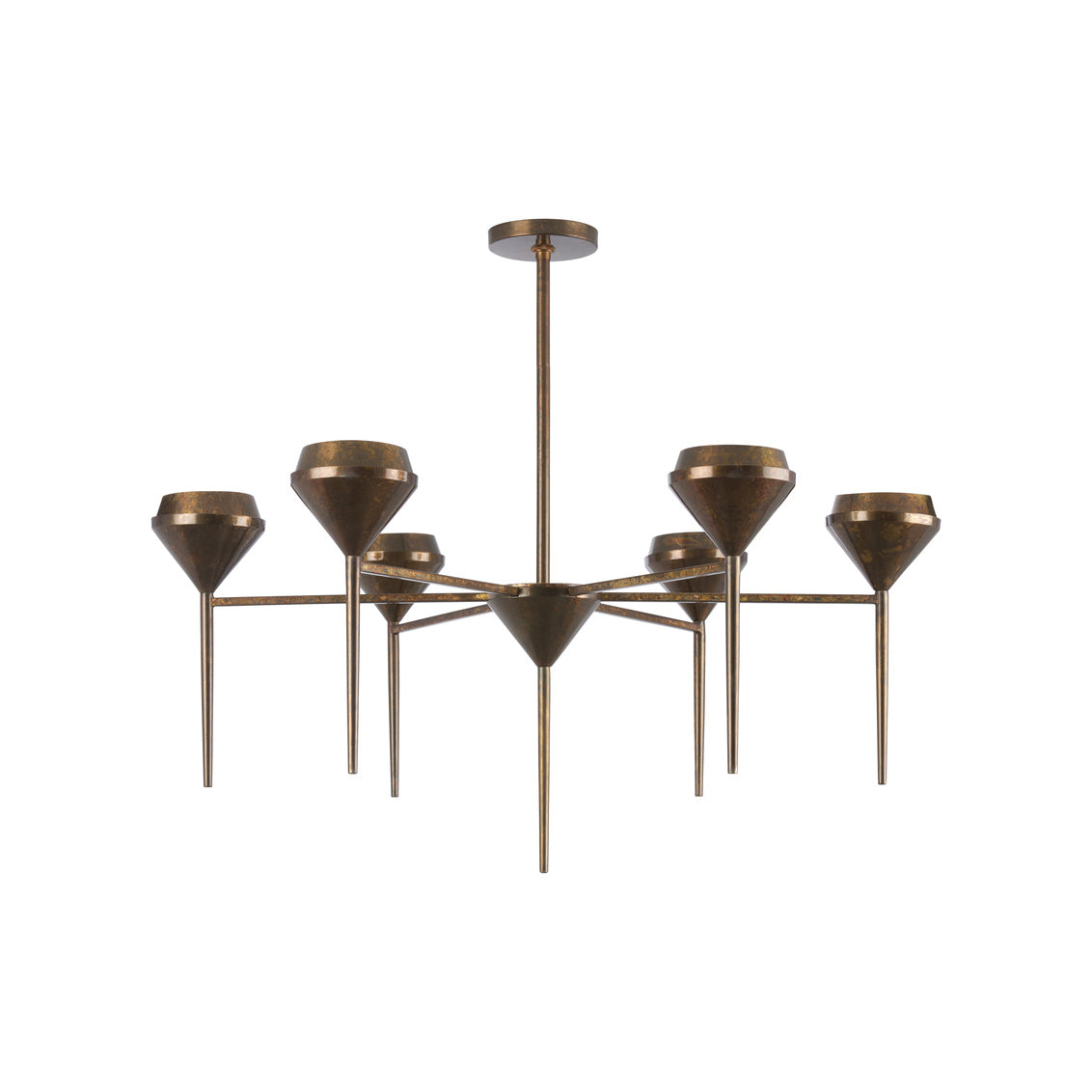 Wildwood Ramsey Chandelier Aged Brass