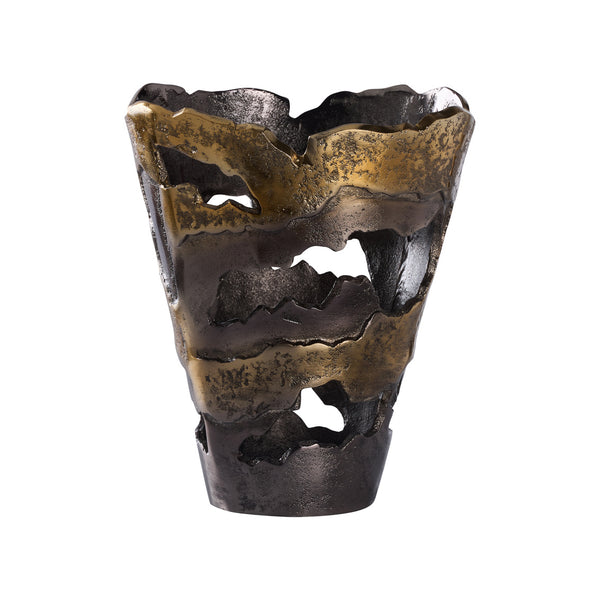 Wildwood Van Sinderen Vase (Sm) Nickel Gold