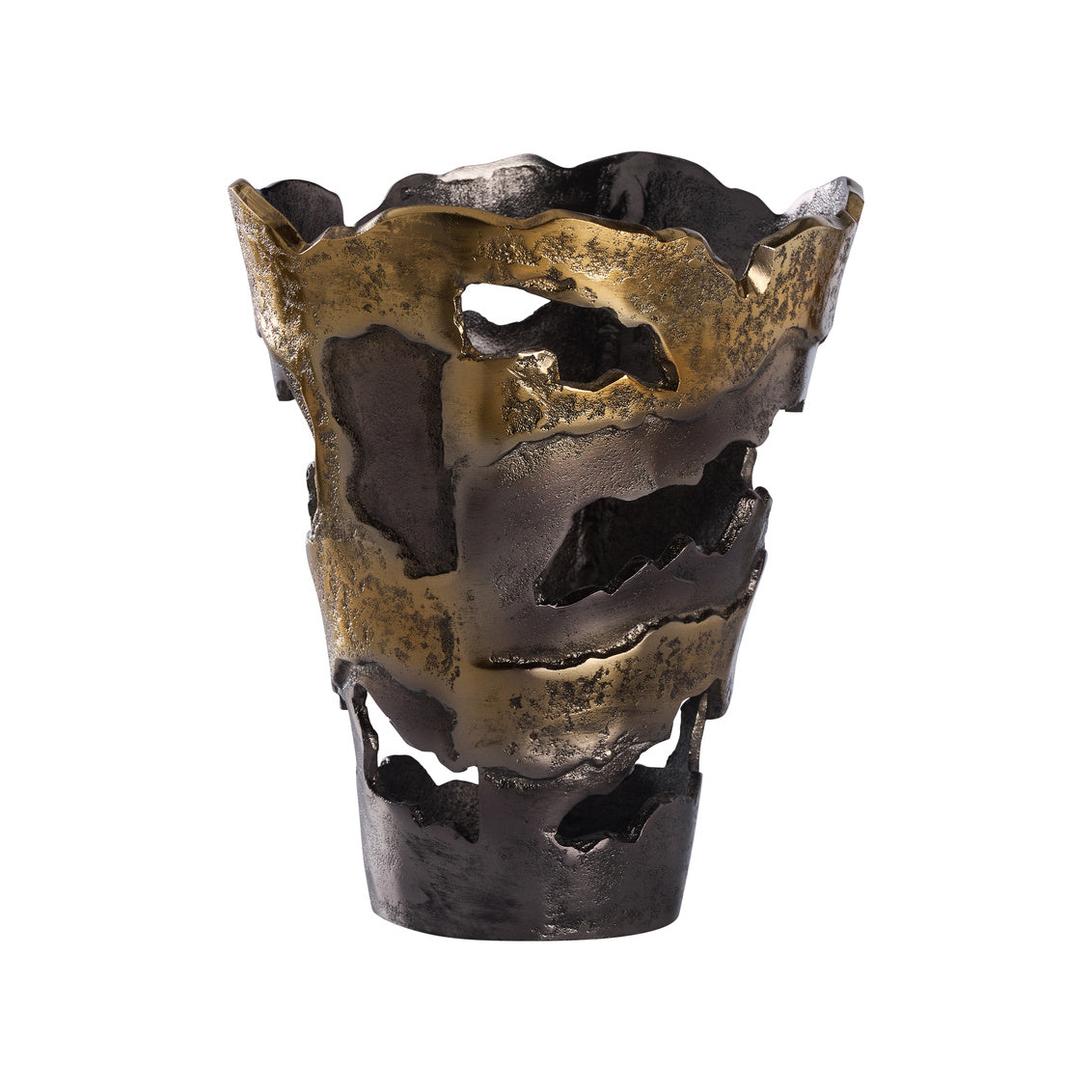 Wildwood Van Sinderen Vase (Sm) Nickel Gold